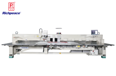 k8凯发国际全自动旋转机头冲绣缝一体机(轻型6冲刀+9色绣花+旋转缝纫)