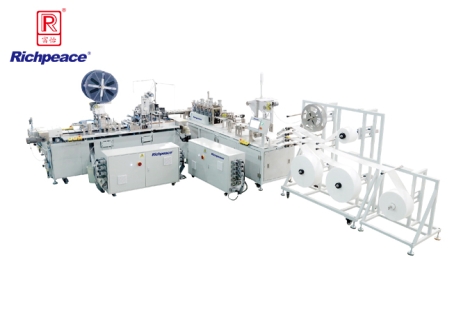 k8凯发国际平面口罩一拖一(内耳侧面包覆)全自动化生产线