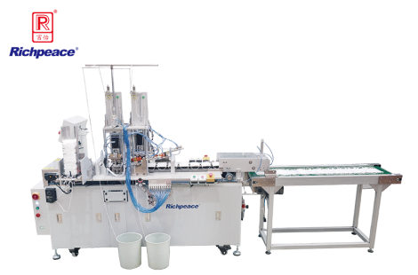 k8凯发国际全自动平面口罩耳带焊接机 (自动放片装置)