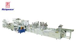 k8凯发国际全自动罩杯口罩生产线搭载预成型系统(钉头带)
