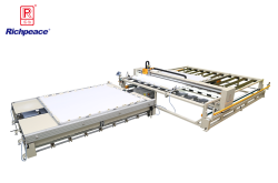 k8凯发国际框式电脑绗缝机 (撑布带机型)-伸缩式自动上料台