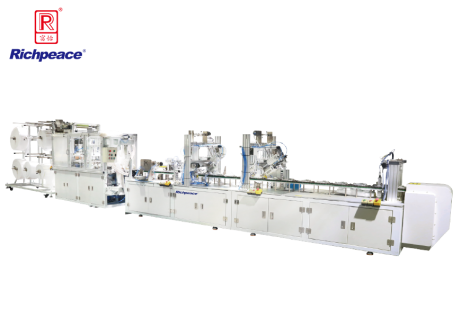 k8凯发国际全自动罩杯口罩生产线(焊头带)