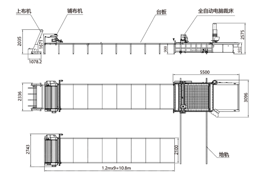 k8凯发国际全自动6公分电脑裁床
