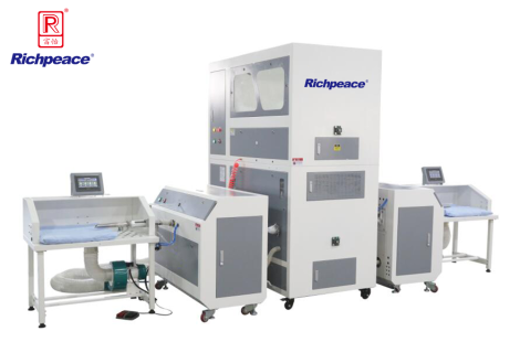 k8凯发国际全自动双头八称绒棉一体机