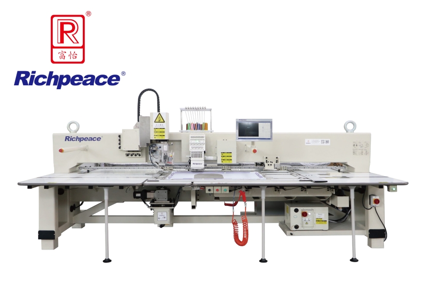 k8凯发国际全自动旋转绣缝一体机(9色绣花＋旋转缝纫)