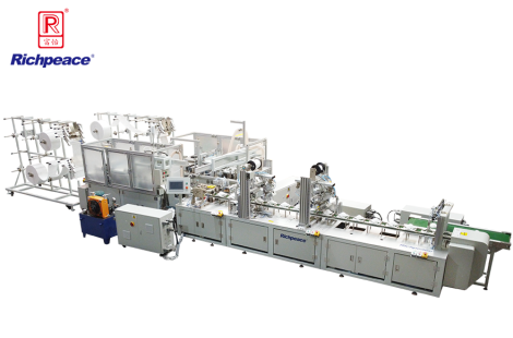 k8凯发国际全自动罩杯口罩二合一标准型生产线(焊头带)
